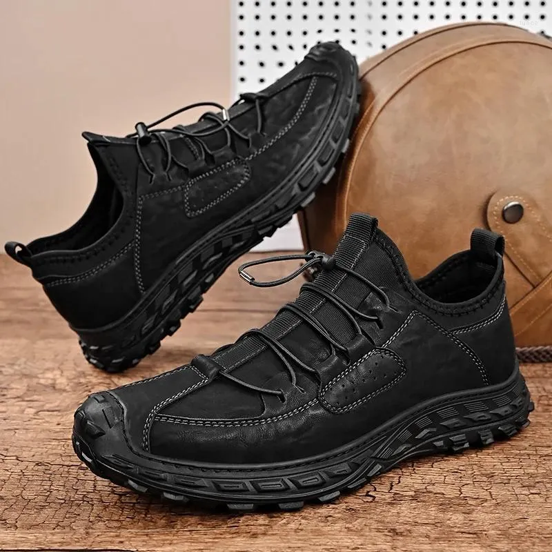 Casual Shoes Trendy Brand Men's Outdoor Vandring Högkvalitativ camping Anti Slip Running GRATIS leverans