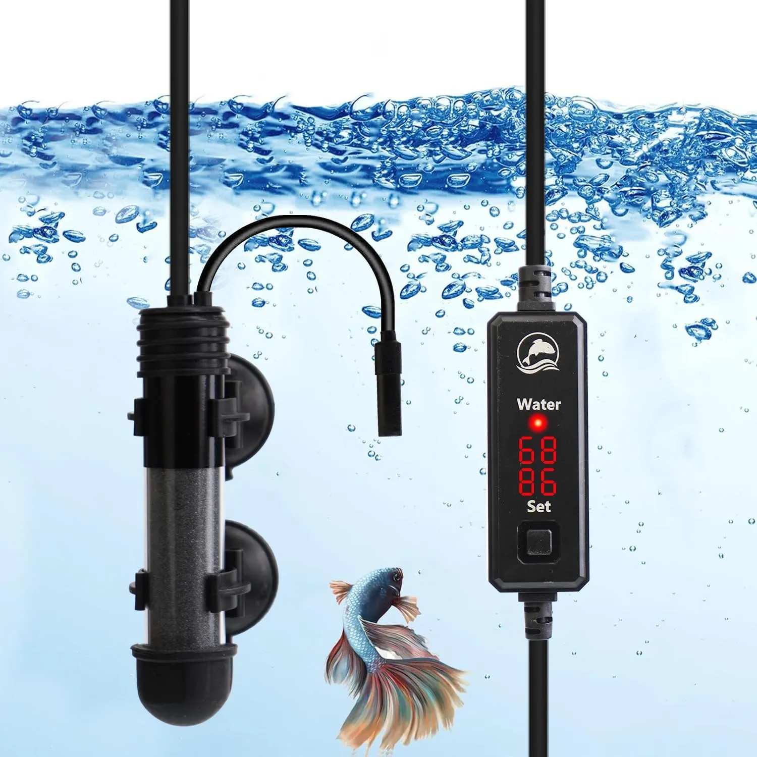 Aquarium Heater For Betta Fish, Compact Fish Tank Heater For