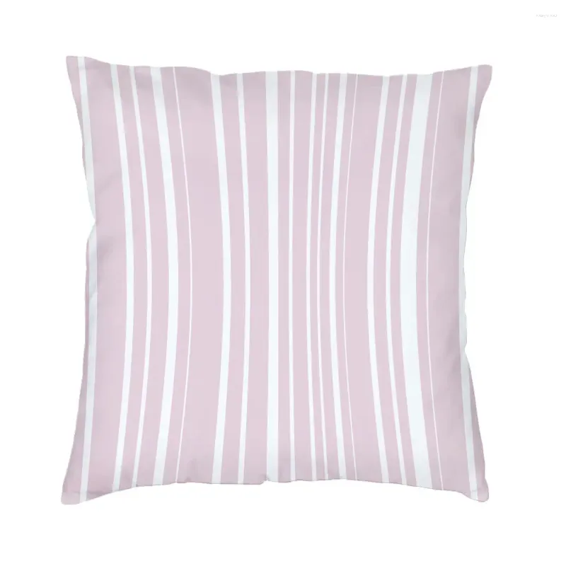 Pillow Pink Stripes Minimalist Pillowcase Printing Polyester Cover Decor Case Chair Square 45 45cm