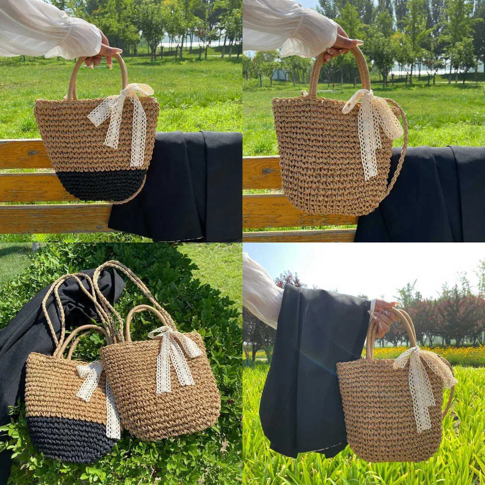 Ladies Beach Bags Grass Evening Woven Bag for Women Ins Super Fire Handbag Spring Summer Fashion Versatile One Shoulder Crossbody