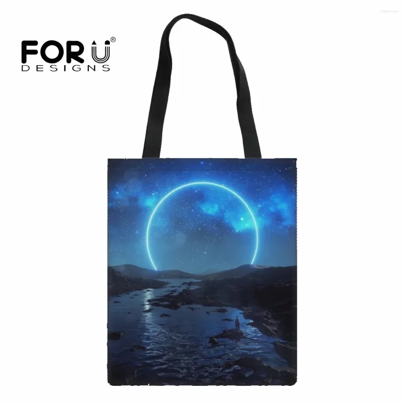 Вечерние сумки Forudesigns Женщины сумочка для шоппинга Стар Стар Вселенная Дизайн