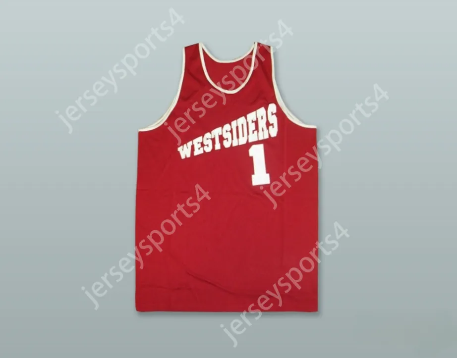 CUSTOM NAY Name Mens Youth/Kids WESTSIDERS 1 RED RUCKER PARK BASKETBALL JERSEY TOP Stitched S-6XL