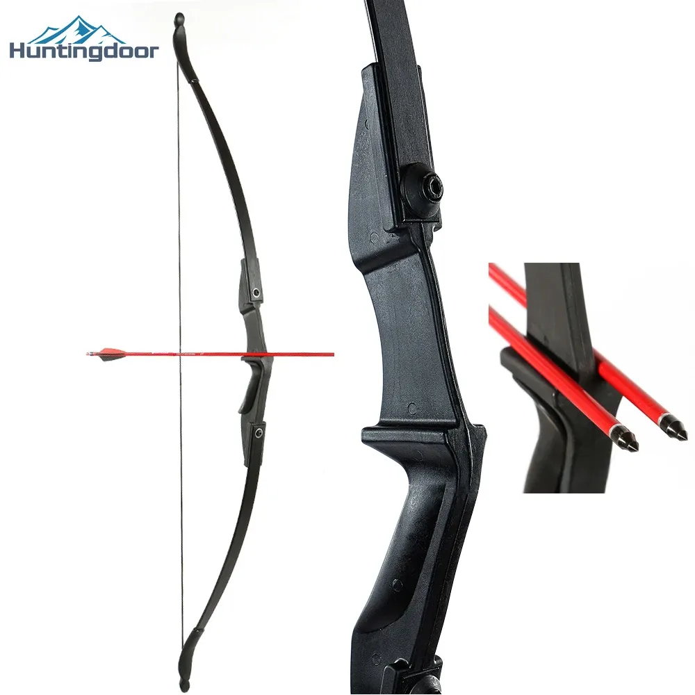 Dart 30 kg/40 kg Recurve Bow and Arrows Ställ in höger styr Hand dubbelpil för skyttejaktspel utomhussport
