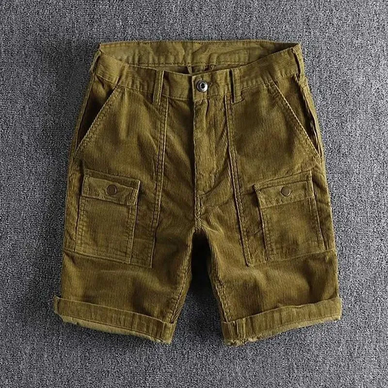 Pantalon pour hommes shorts SOILD Micro Elastic Five Quarter Pockets Pockets Lightweight Soump Summer pour hommes ROPA HOMBRE MENSE