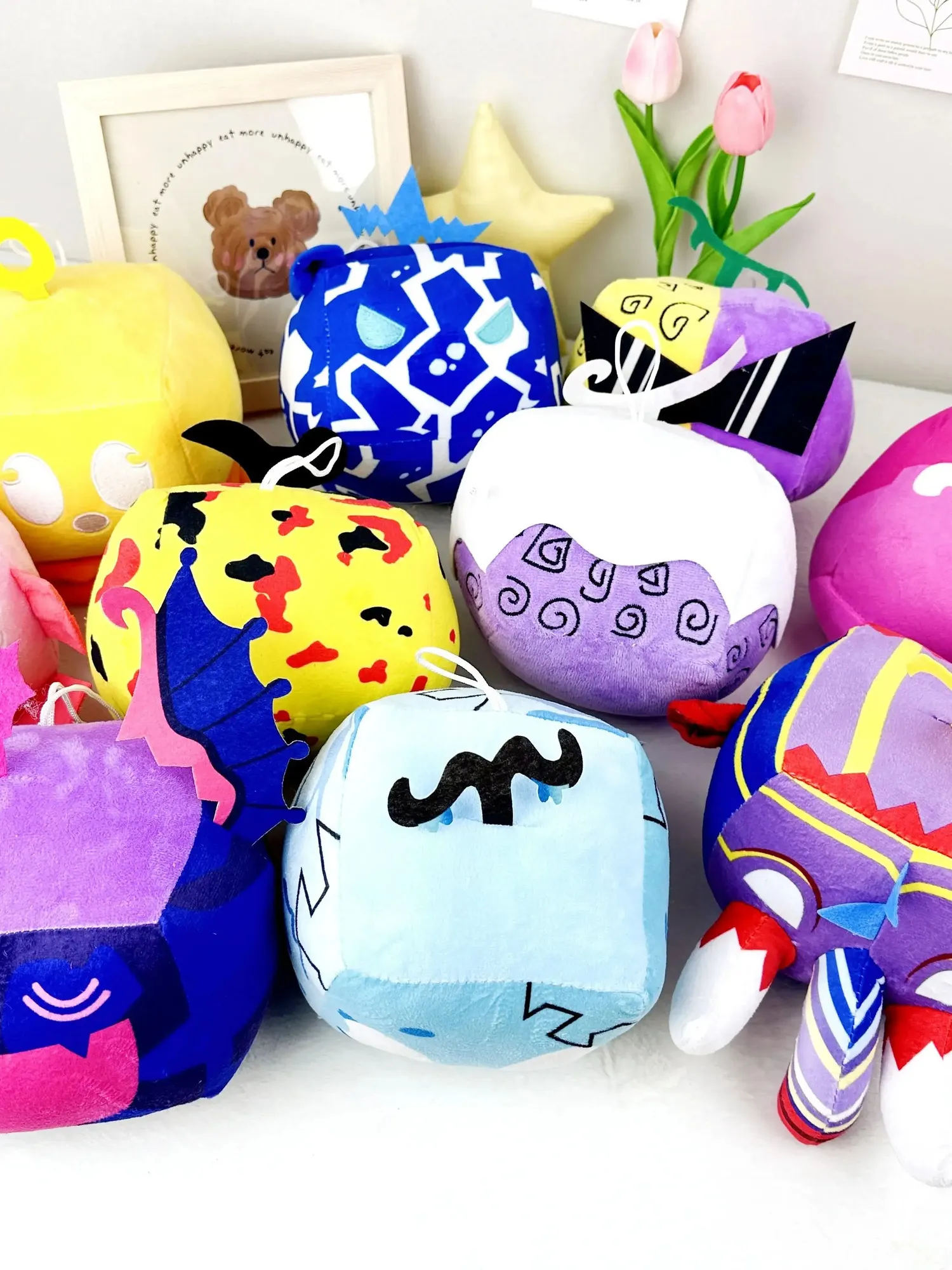 Blox Fruits Htf Flippy Plush Fun Anime Game Stuffed Devil Fruit 