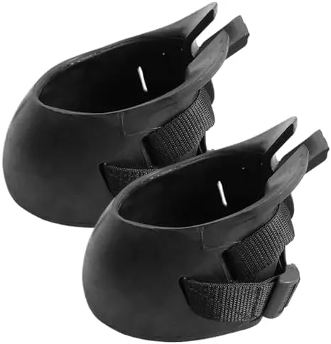 BIBABLYKE 1 Pair Hoof Boot For Horses Rubber Protective Sturdy Horse Hoof Boot Thick Hoof Boot Replacement For Wound Management