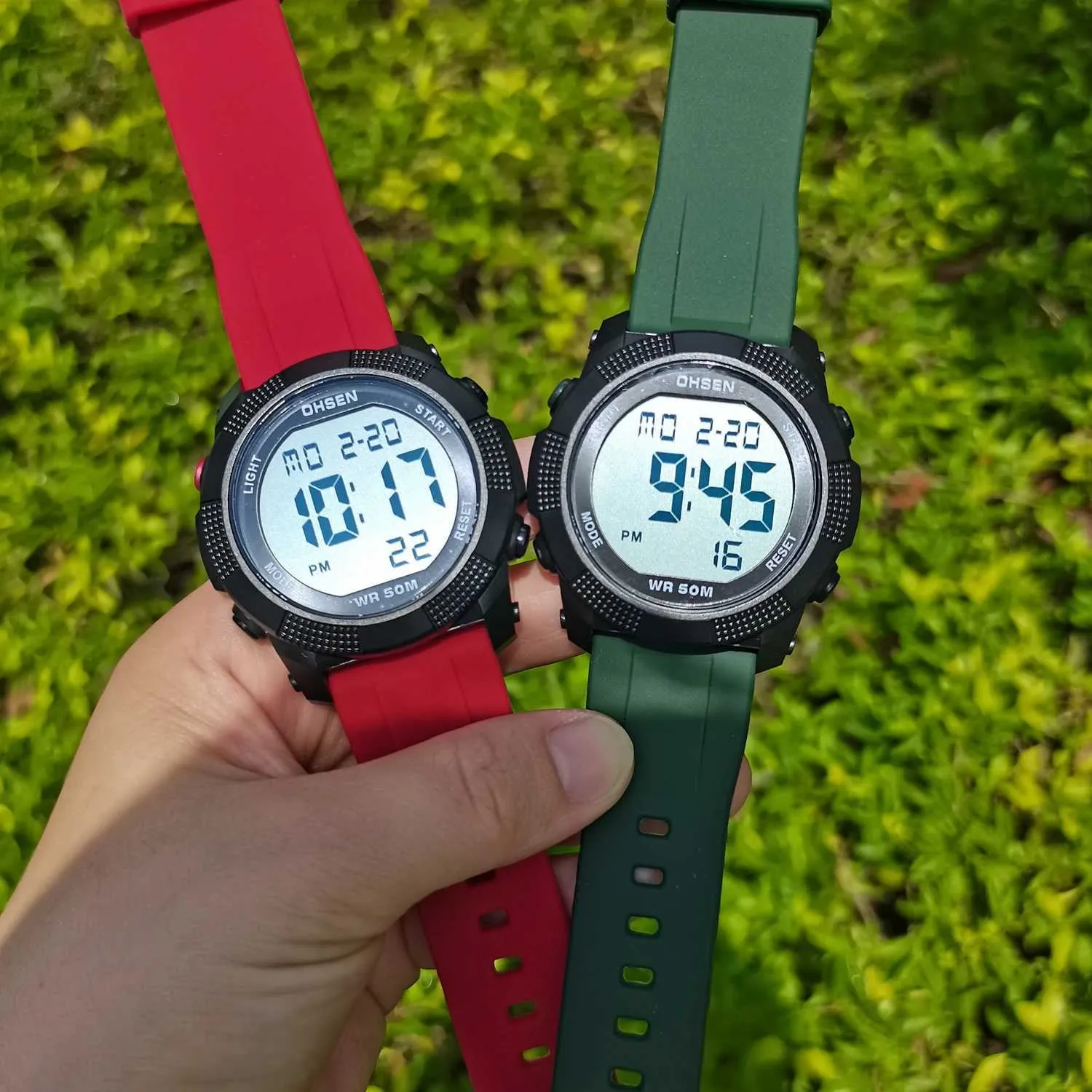 Clock Stopwatch Ohsen Sport Watch Water Resist 50m OHSEN Kids