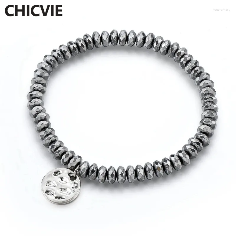 Bracelets de charme Chicvie Custom Handmade Bracelets Bracelets Perles pour femmes bijoux en acier inoxydable Faire SBR190020