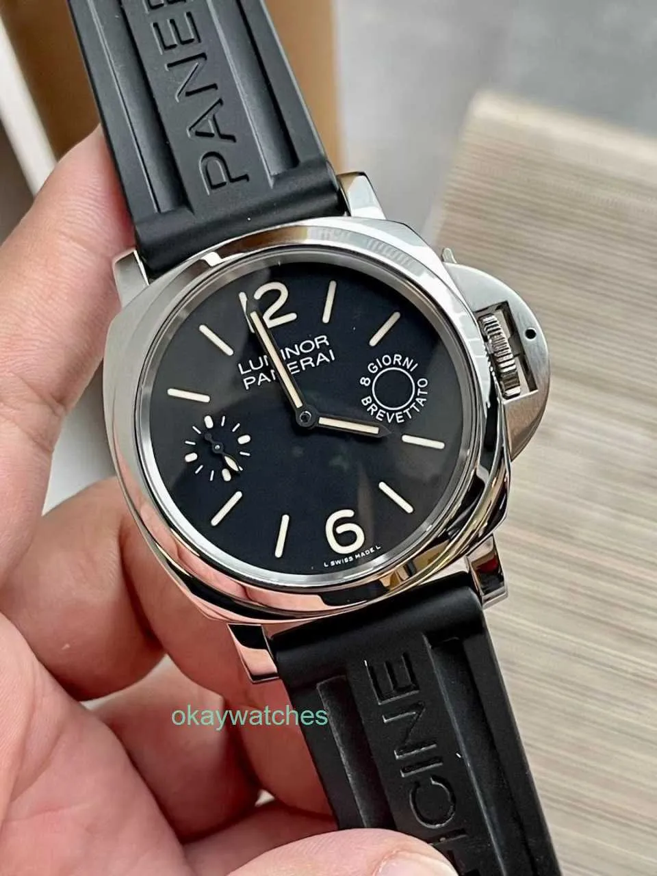 Мода роскошные часы Penarrei Designer Mechanical Mens Watch 44 мм