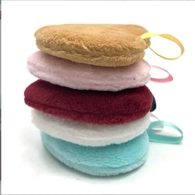 Herbruikbare make -up remover pads microvezel spons katoenreiniging gereedschap make -up verwijderingsblokken