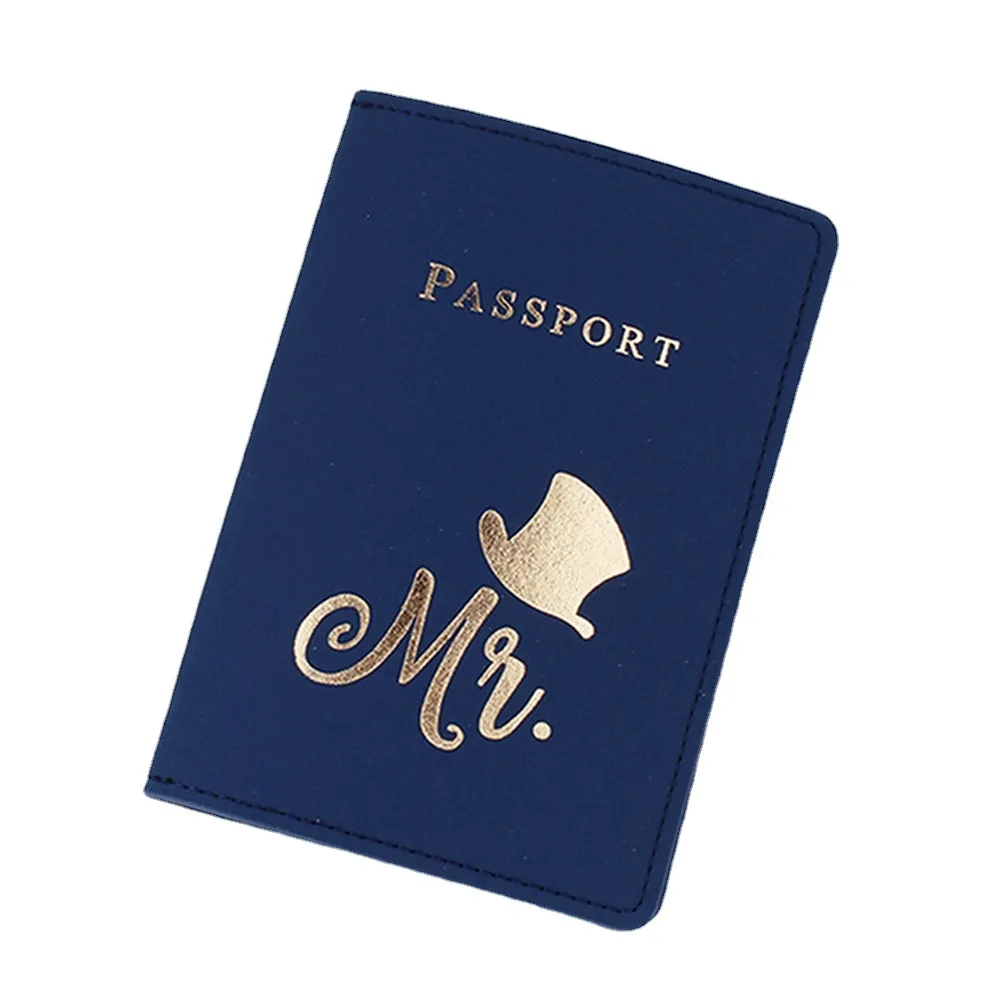 Passaporto per viaggi Passaporto Copertina di protezione Passaporto PU Leather Creative Stamping Hot Business Coppia Commutazione Documento Borsa di stoccaggio pronto a ST