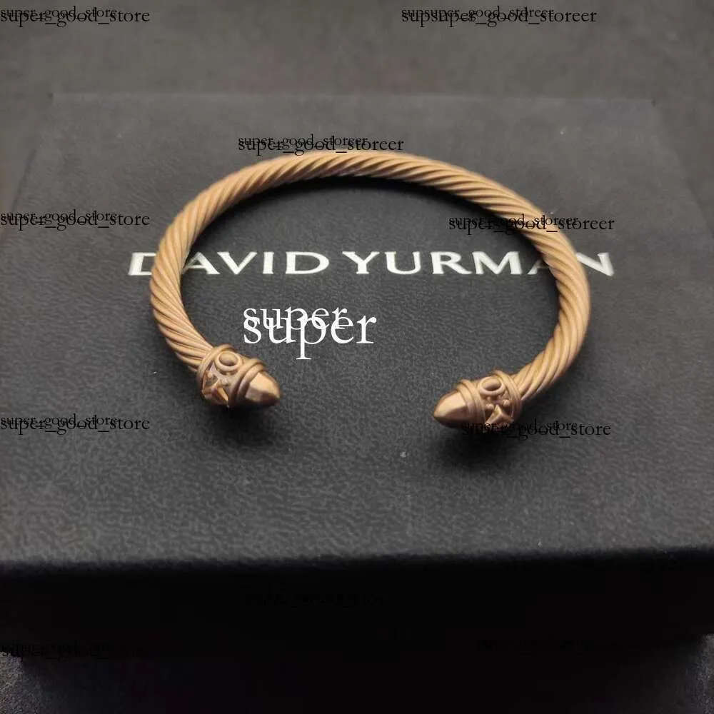 Nieuwe 2024 Dy Desginer David Yurma Sieraden Top Kwaliteit Bracelet Simple en Elegant Popular Woven Traped Rope Fashion Ring David Bracelet Punk Jewelry David Size 2 752