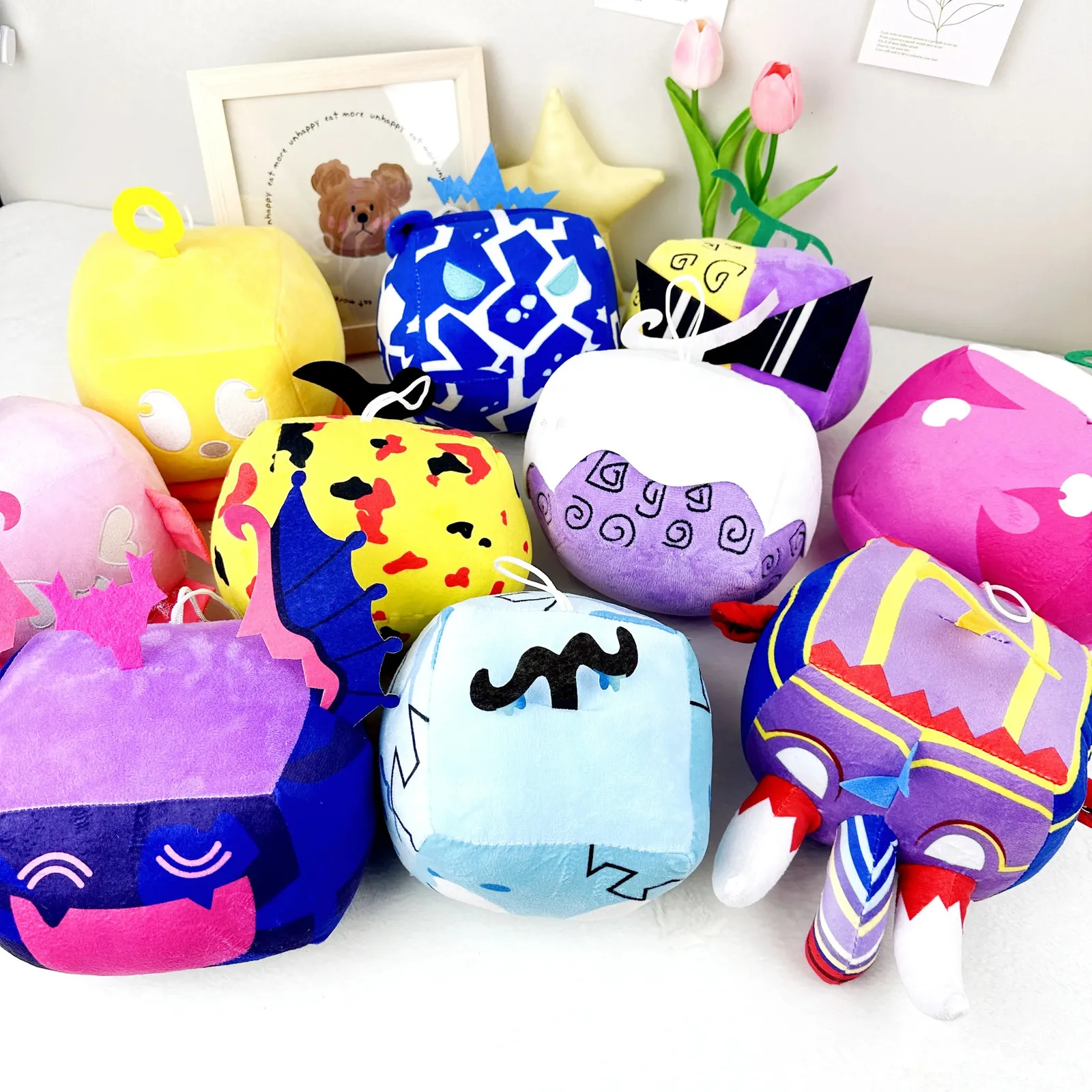 Blox Fruits Htf Flippy Plush Fun Anime Game Stuffed Devil Fruit 