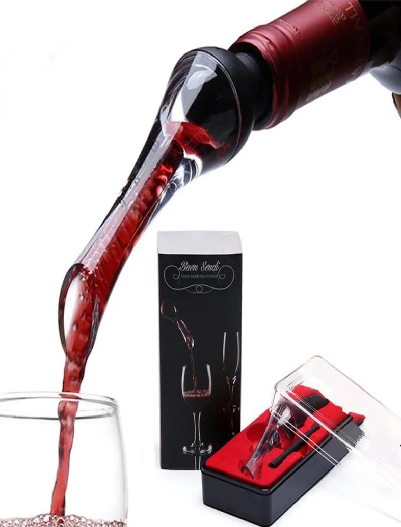 Barwerkzeuge Eagle Wine Aerator Ausgieße Premium -Anziehungsgüter und Decanter Spout Decanter mit Geschenkbox für verbesserte FlAV2537099