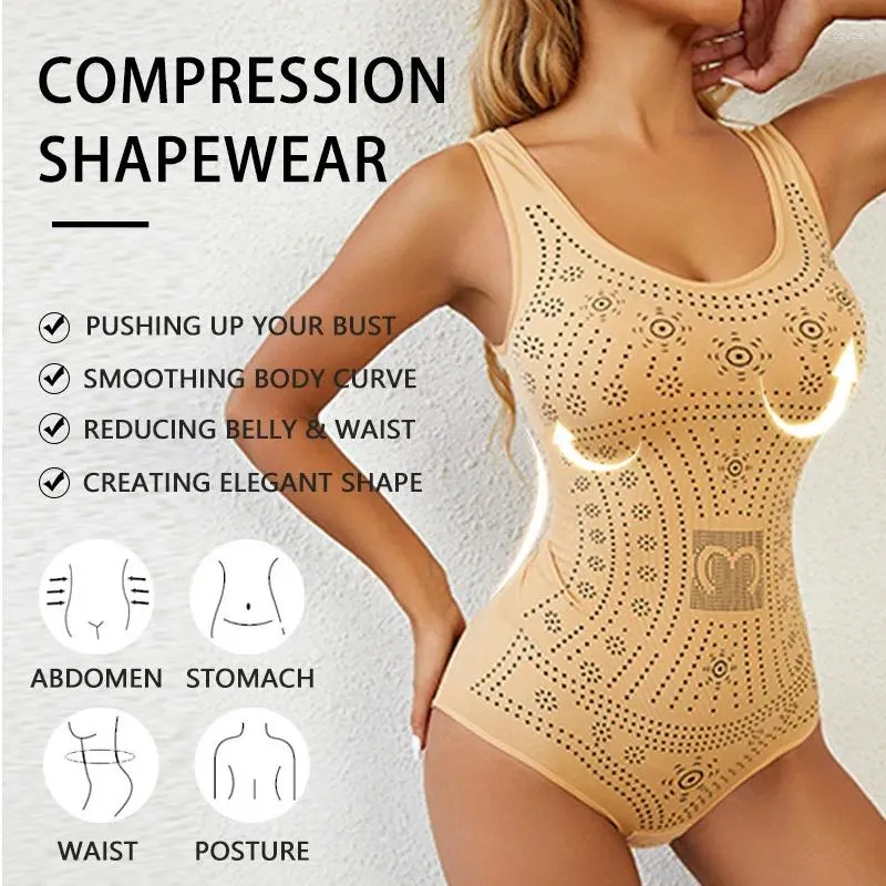 Formulantes de mujer Bodysuit sin costuras Impreso de control de tala de talla de talla de talla de talla de talla de talla plana Slumming Rear Body Corset Corsé Mujeres Tanque de mujeres