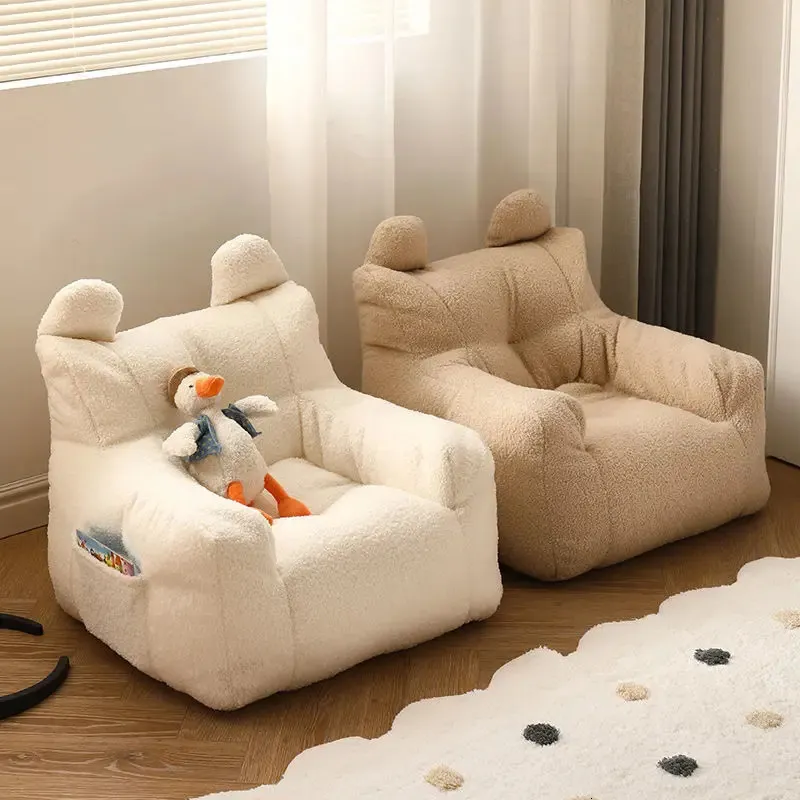 K-STAR Cute and Lazy Sofa Mini Casual Seat Cartoon Childrens Sofa Reading Men and Women Simple Sofa Baby Sofa 2024 dropshopping 240416