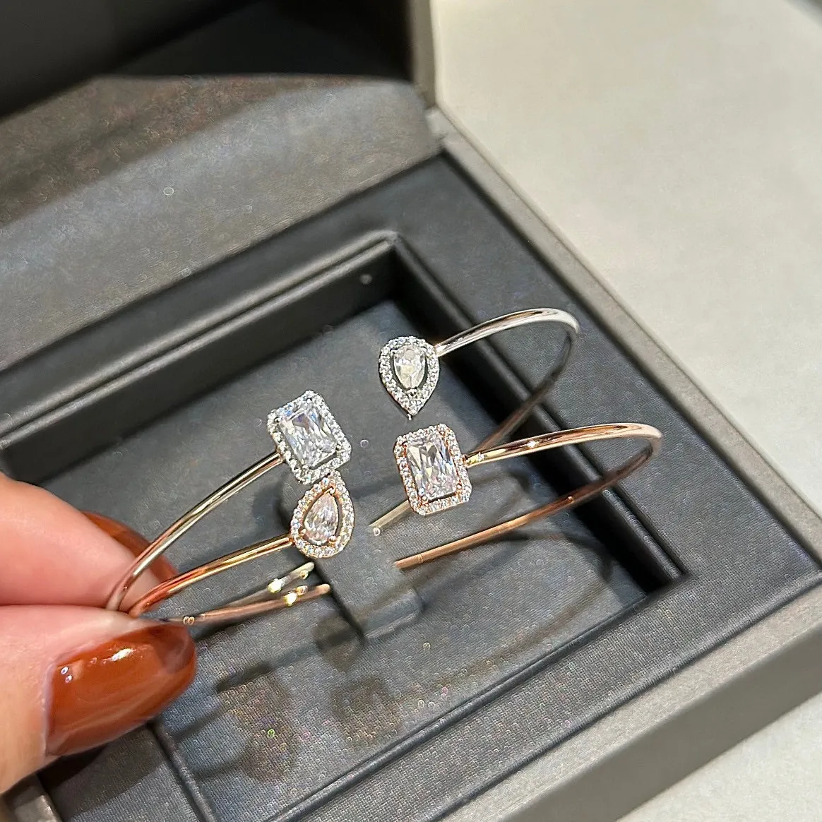 Designer sieraden armband diamanten verfraaid voor vrouwen bruiloft luxe merk Valentijnsdag geschenk multi -stijl maat 16 17 18 19 19 met doos