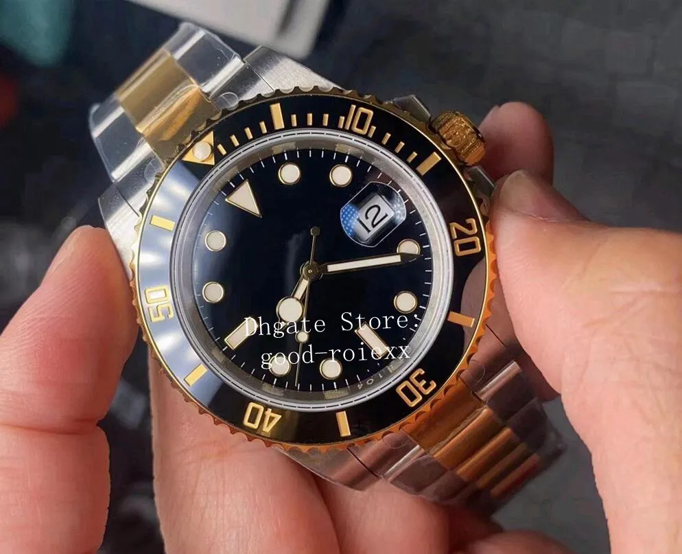 41mmの防水ステンレス鋼の時計自動、青と黒のセラミックベゼル付きダイビングスポーツリストウォッチ、男性のための耐水性スポーツウォッチを￥89,323  | DHgate