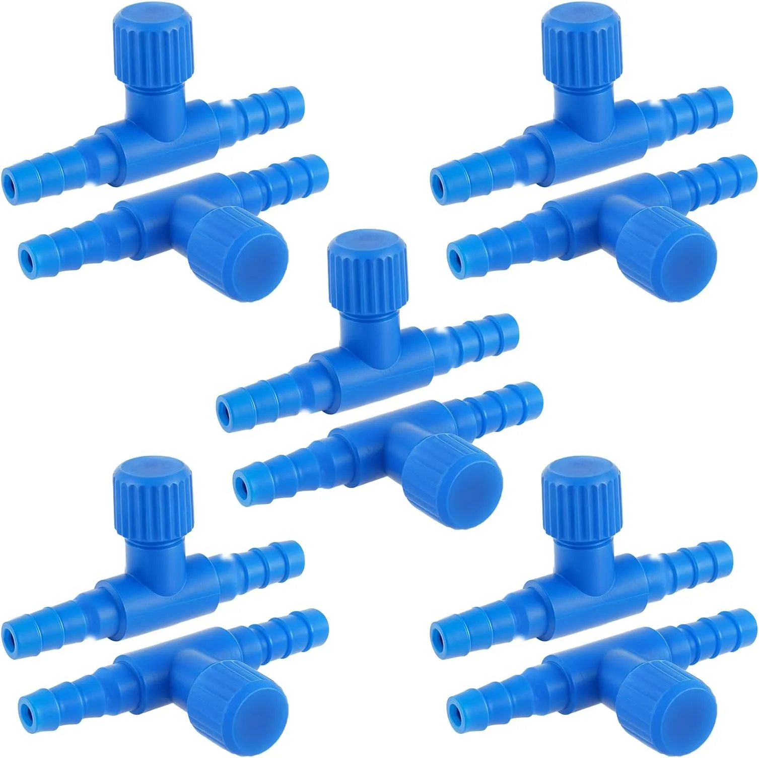 Save Big on Bulk Air Control Valve Aquarium Aquarium Air Valve, 10 Pcs  Aquarium Air Pump Control Valves T Shaped Single Way Plastic Air Flow  Control