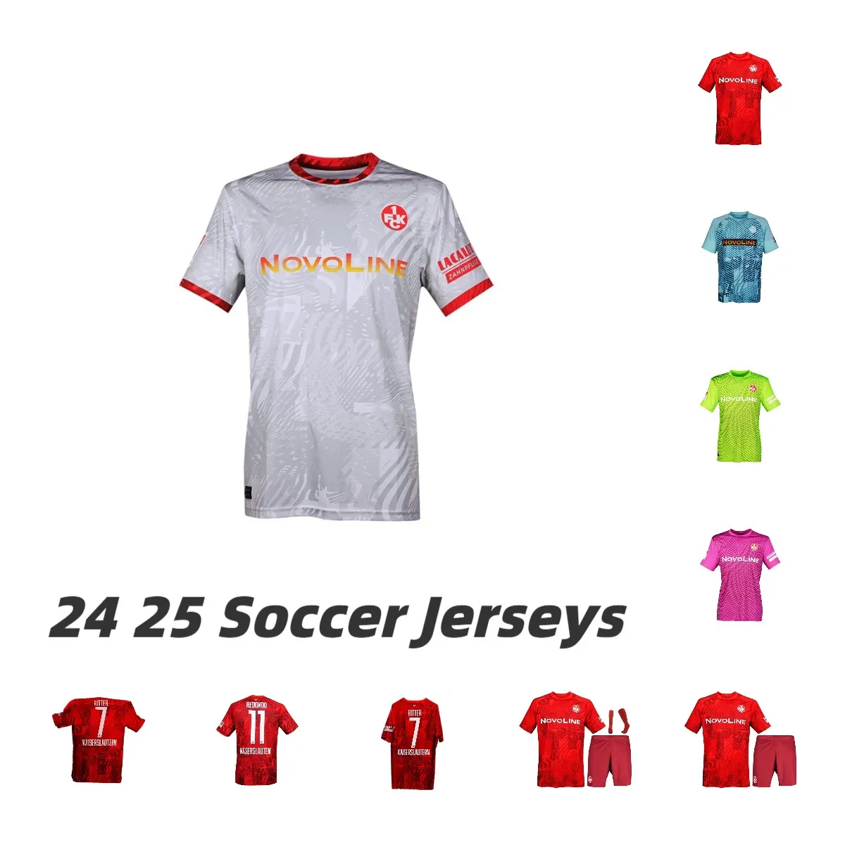 FC Kaiserslautern /25 Soccer Jersey: Home, Away 3rd Get Your  REDONDO, Tomiak, or RITTER Football Shirt!