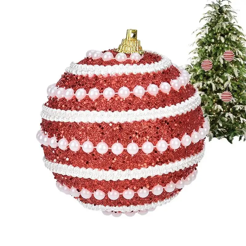 Decorazione per feste 8 cm/3,14 pollici grandi palle di Natale a ciondolo a sospensione Accessori ornamenti per peripanni per