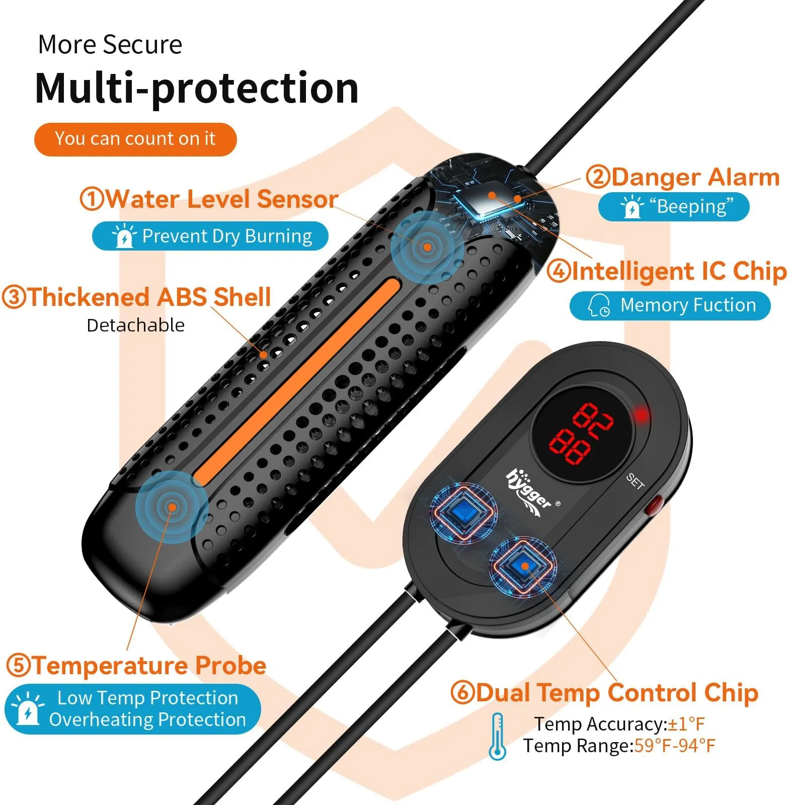 Cheap 1000 watt aquarium heater Hot Sale