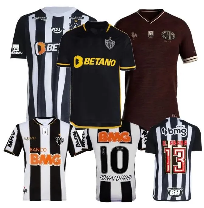 23/24 Atletico Mineiro Home Soccer Jerseys 2023 Vargas M.Zaracho Sasha Elias 113 Speciale editie Shirt Wit Wit Keno Marquinhos Guga 3e voetbaluniform