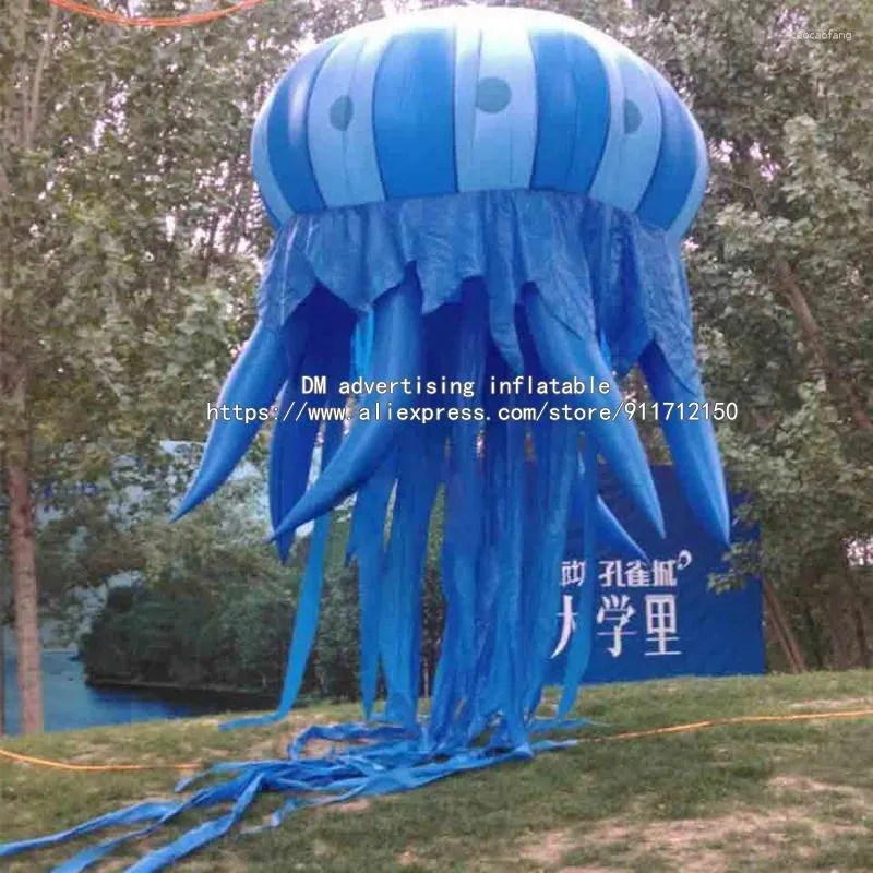 Party Decoration 5ft 7ft Giant opblaasbare kwallen Ballon met ventilator en LED voor aangepaste kleur 2 stuks