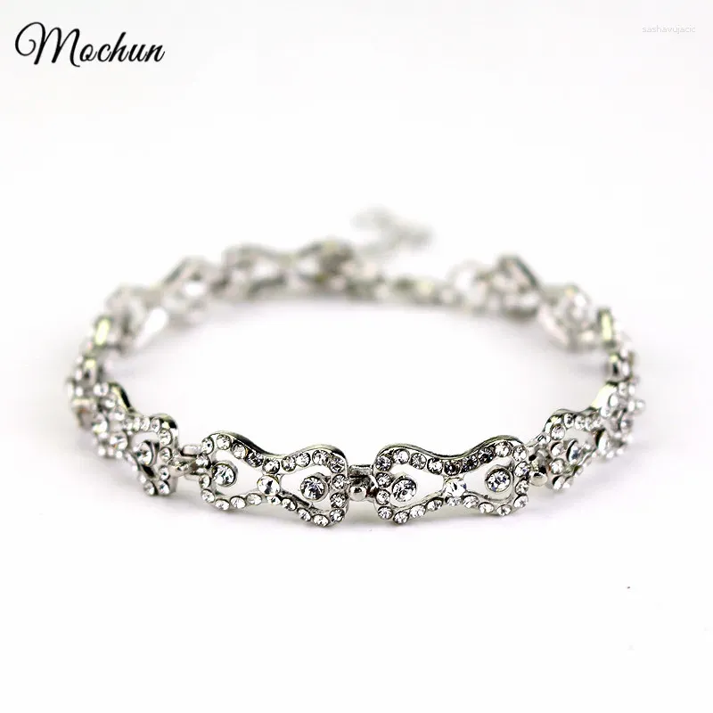 Bracelets de charme MQCHUN The Vampire Diaries Fashion Women Jewelry Klaus Caroline Forbes Rhinestone Crystal Bow Shine Bangles