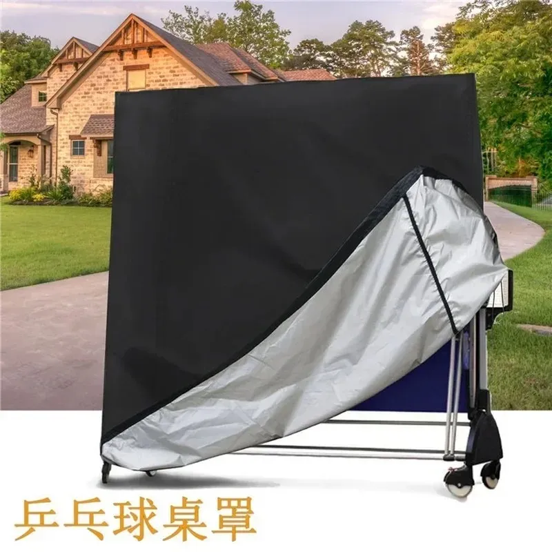 new A dropshipping outdoor large-size waterproof and UV-proof table tennis table coverwaterproof table tennis cover