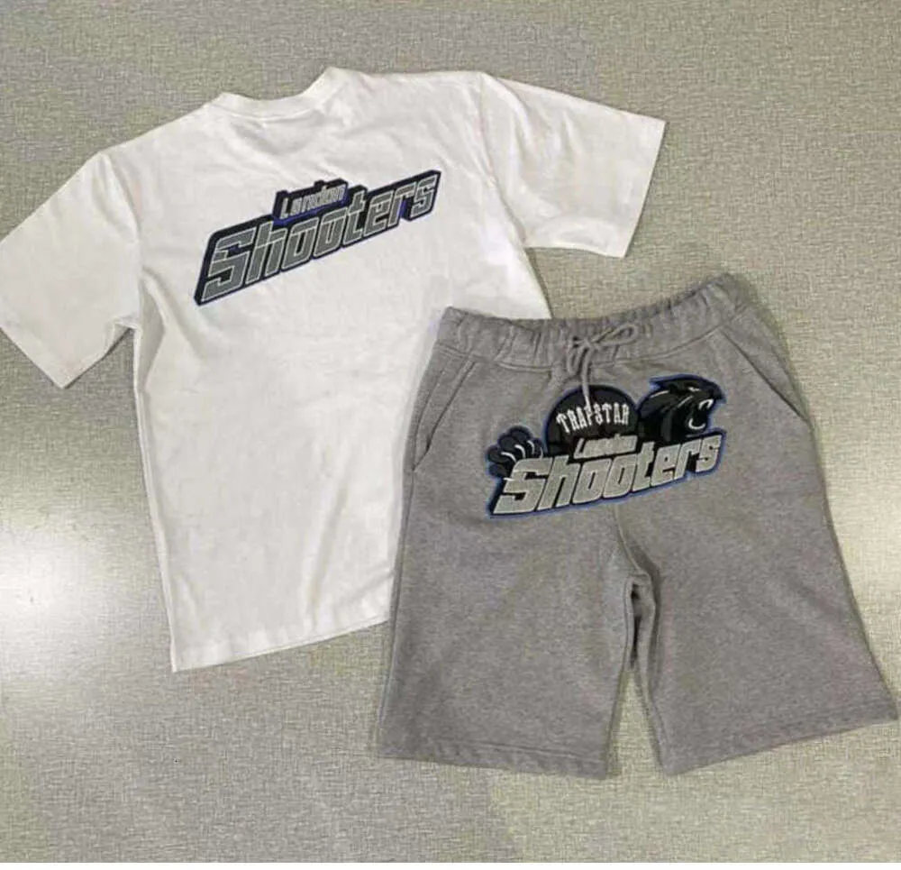 Summer à manches courtes t-shirts shorts pour hommes de combinaison trapstar concepteur tshirt américain hop sweat-shirt coton tshirt pant set oversize avanced Design 4554ess