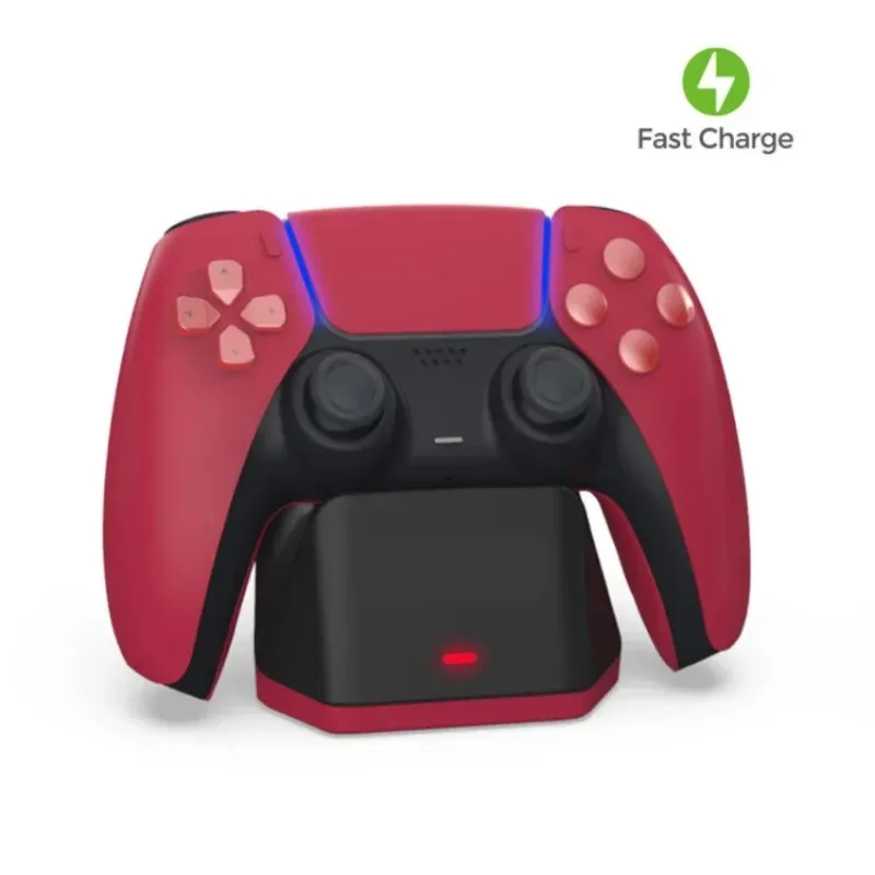 For PS5 Controller Charger USB Single Charging Dock Stand Station Cradle For Sony Playstation 5 For PS5 Gamepad Controller New