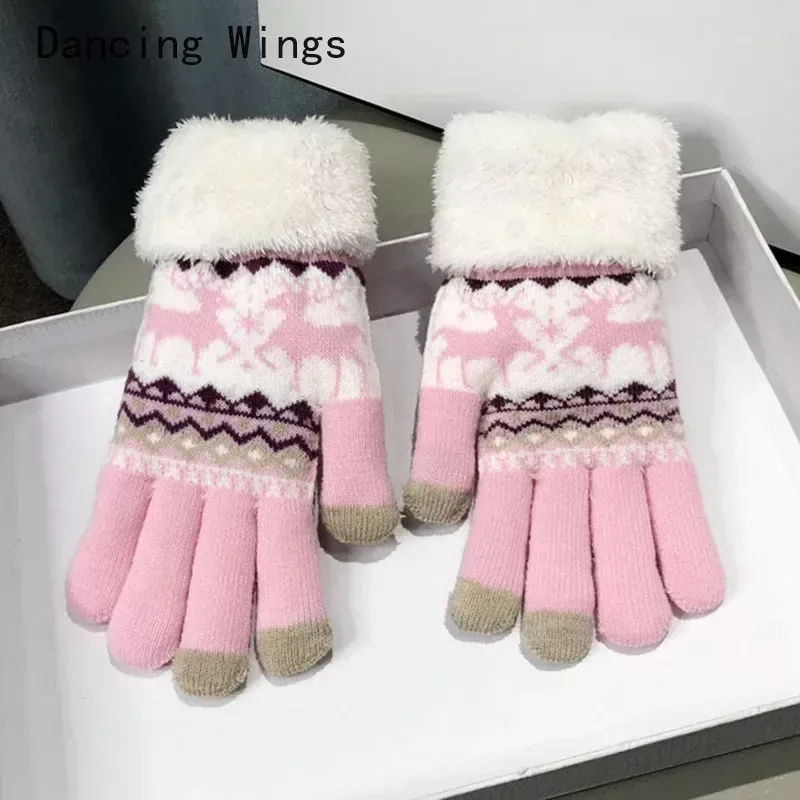 Femmes d'hiver Gants tricotés