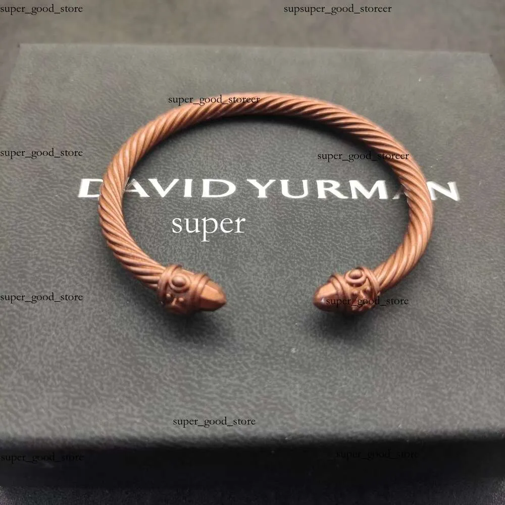 Nieuwe 2024 Dy Desginer David Yurma Sieraden Top Kwaliteit Bracelet Simple en Elegant Popular Woven Twisted Rope Fashion Ring David Bracelet Punk Jewelry David Size 2 458