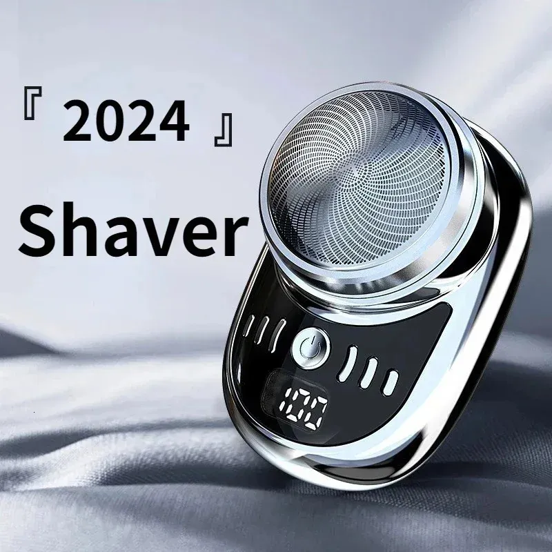 Electric Shaver USB Charging Mini Pocket Travel Razor Portable Wireless Detachable Facial Beard Body Hair Trimmer Men 240420