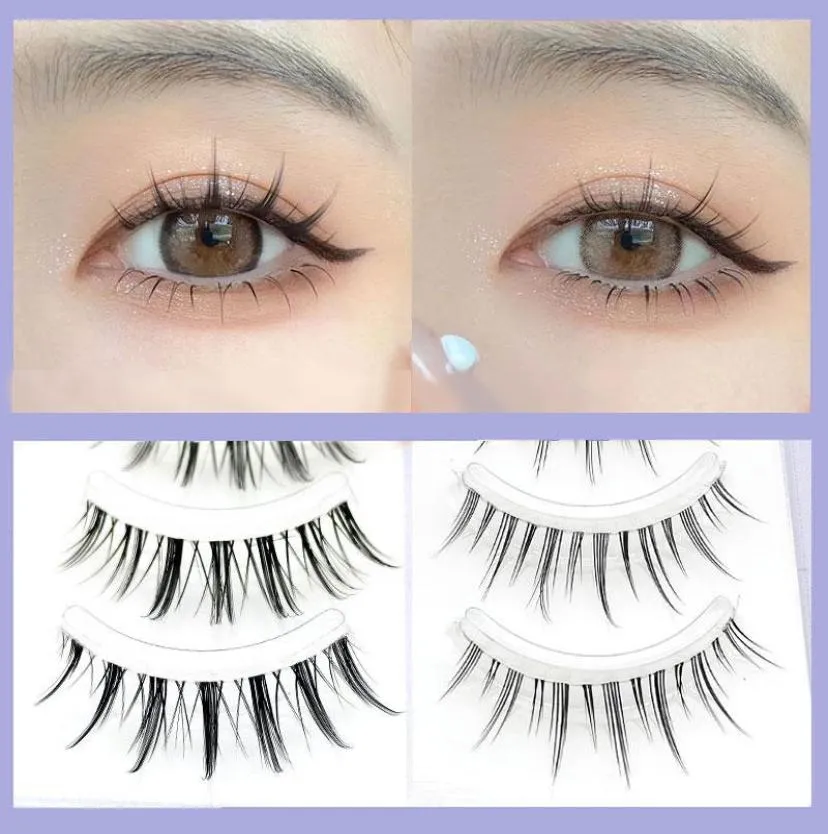 False Eyelashes 35 Pair Manga Lashes Little Devil Anime Cosplay Natural Wispy Fairy Cross Korean Japanese Eyelash Extensions Make9107272