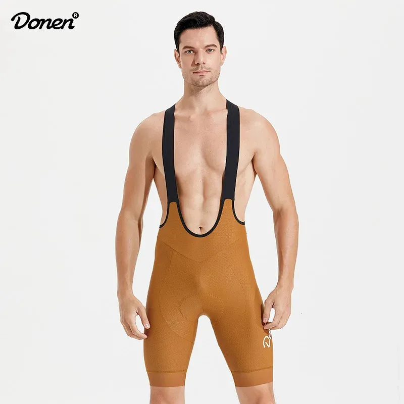 Donen Pro Team Summer Bicycle Bib Shorts Увлажняющиеся шорты для велосипедов ивы углеродное волокно коврик для велосипедов Bicycle Bib 240425