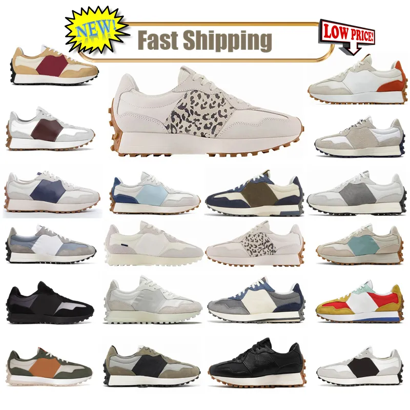 327 Trainers Femmes hommes Chaussures de course Designer noir vert sel de mer gris orange bleu rose blanc homme femme extérieur facile à assortir tous les jours légers