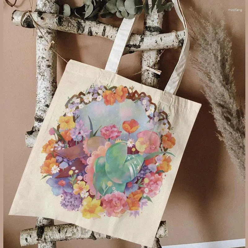 Storage Bags Flower Bird Girl Bag For Shoes Closet Organizer Shopping Lunch Things The Home In Maternity Pouch