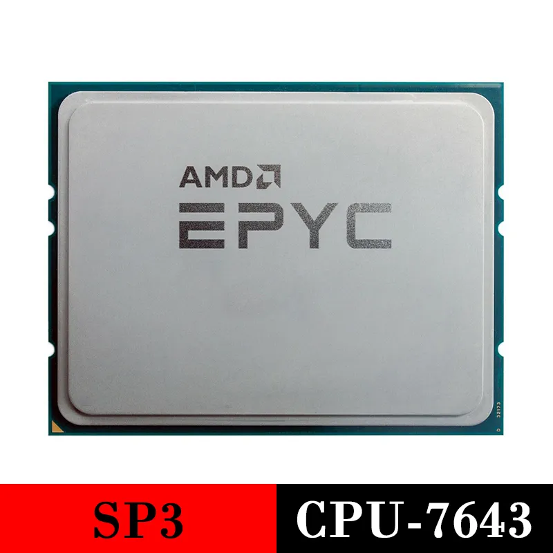 Processore server usato AMD EPYC 7643 CPU Socket SP3 CPU7643