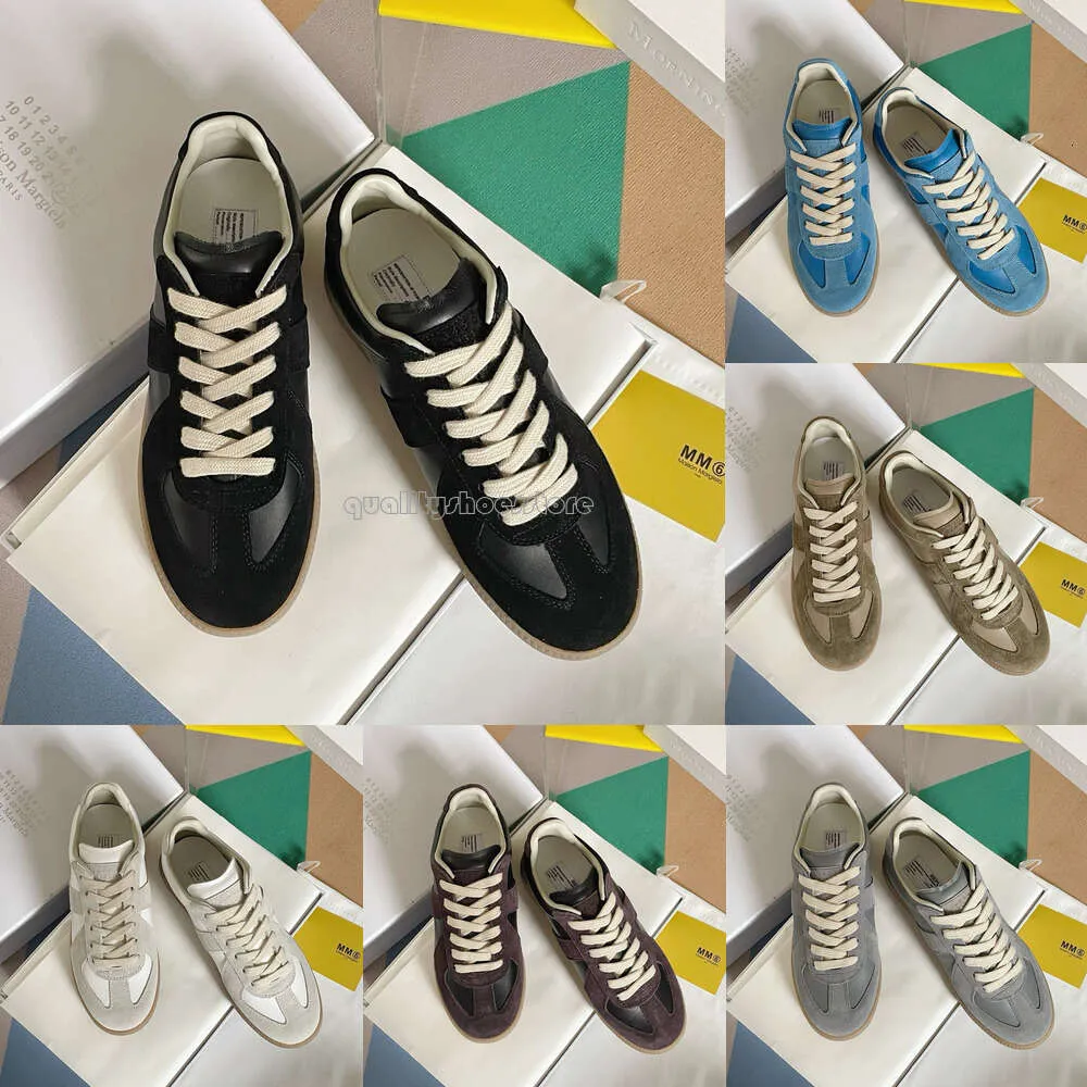 MM6 Tasarımcı Sneaker Run Çoğaltma Tenis Ayakkabı Loafer Maison Basketbol En Yeni Açık Dış Mekan Ayakkabı Deri Kadın Moda Erkekler Margiela Oam Runner Trainer 165