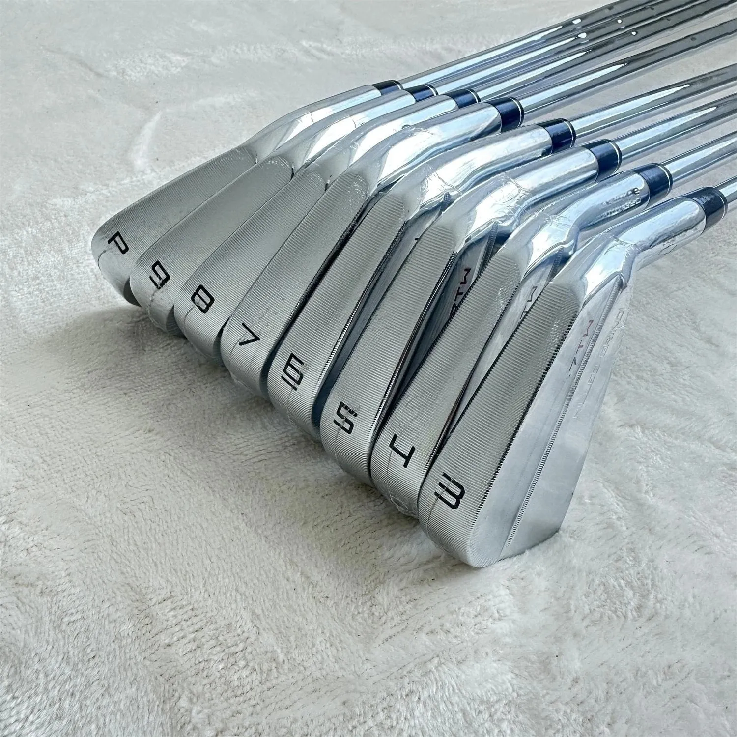 Mens Golf Club Irons P7 Iron Set 49 P 8 st med stålgrafitaxelhuvudskydd 240422