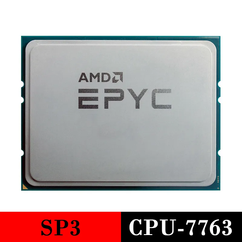 Used Server processor AMD EPYC 7763 CPU Socket SP3 CPU7763