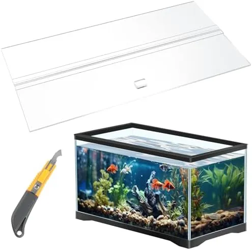 75 Gallon Aquarium Lid Juexica Acrylic Aquarium Lid 2-Piece Set
