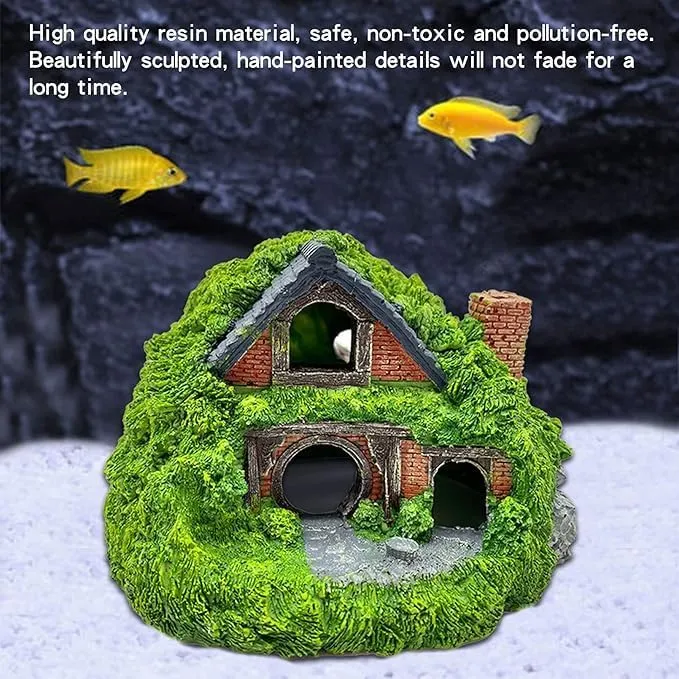 fish tank accessories crossword clue fazhongfa Aquarium Decorations Castle Dcor Thematic Ornaments (Hobbit-Small) : Pet Supplies Local Pickup Fish Bagging 101