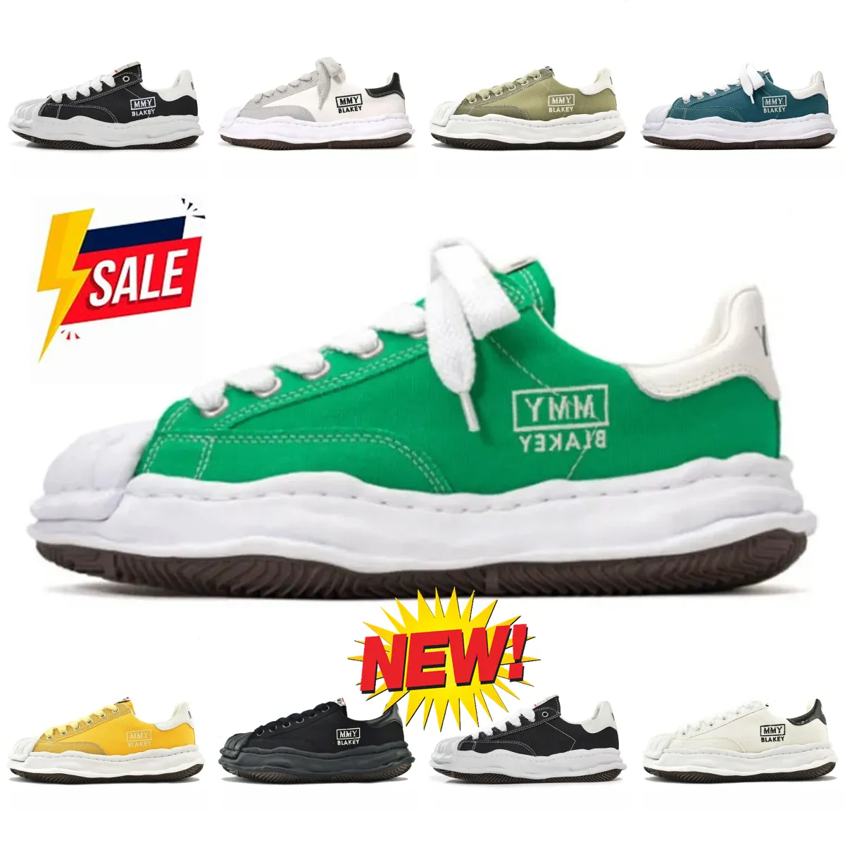 Zapatillas de deporte de diseñador de confort de la moda lienzo en línea al aire libre mmmy streetwear bavy soses masculinos zapatos para mujer tamaño casual tamaño 36-45