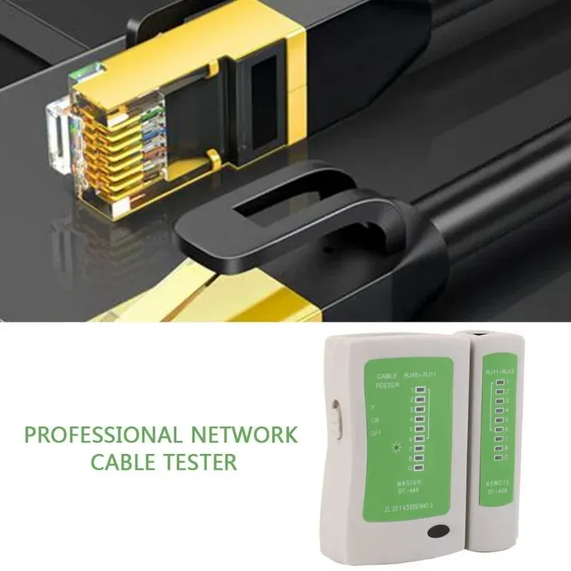 ANPWOO Professionell nätverkskabeltestare RJ45 RJ11 RJ12 CAT5 UTP LAN CABLE TESTAR DETECTOR REMOTE TEST VERKTYG Nätverk Nätverk