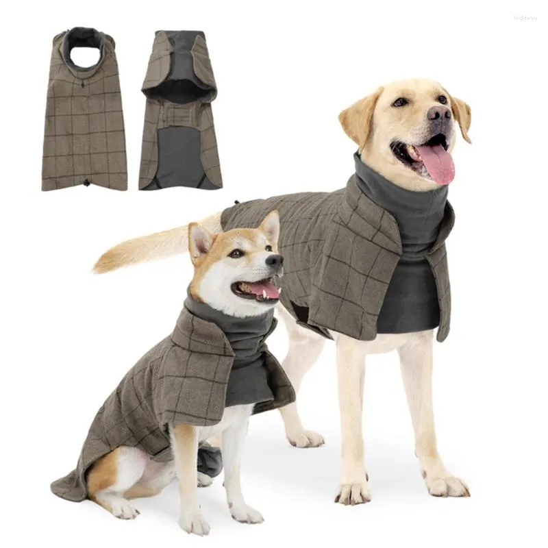 Appareils pour chiens Veste chaude d'hiver En manteau
