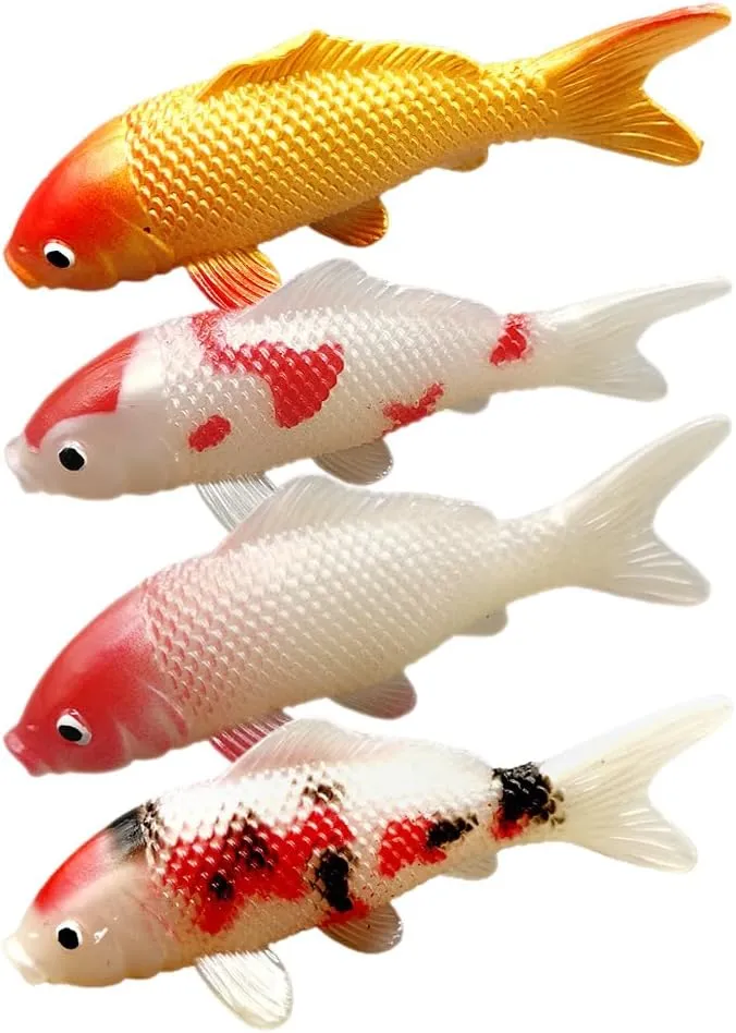 Koi Fish Artificial Goldfish For Fish Tank Aquarium Save Big On