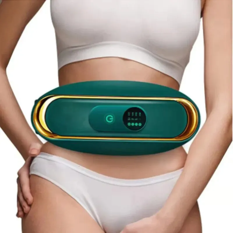 1 máquina de desprendimiento de grasas Oficina de masaje para el hogar Cinturón de fitness amasado de la máquina del masaje abdominal del vientre de masaje del vientre batido MA 240416